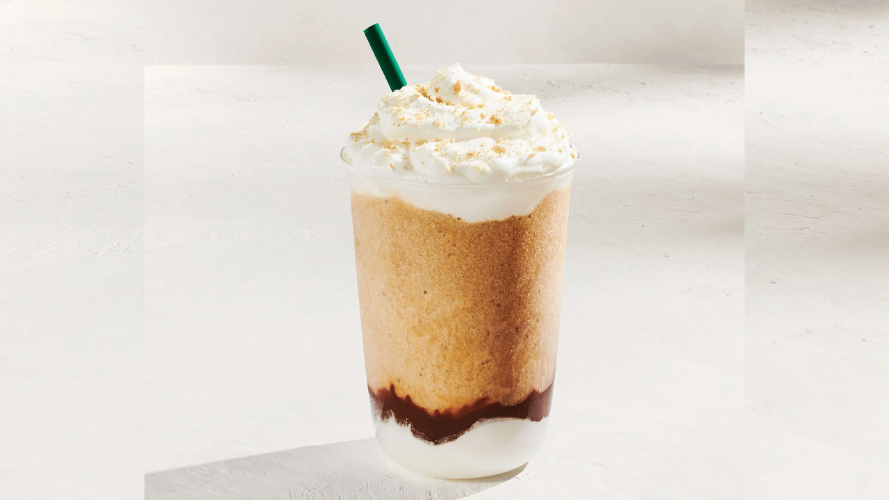 Starbucks Summer Menu - S’mores Frappuccino blended beverage