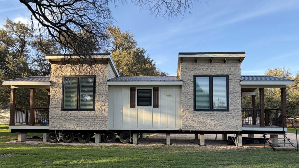 Starling tiny house Park Model in USA exterior