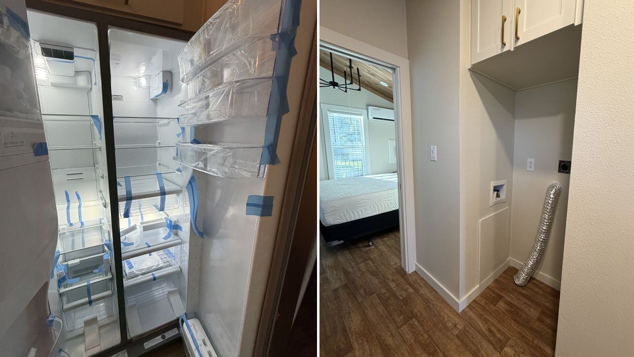 Interior of Starling tiny house