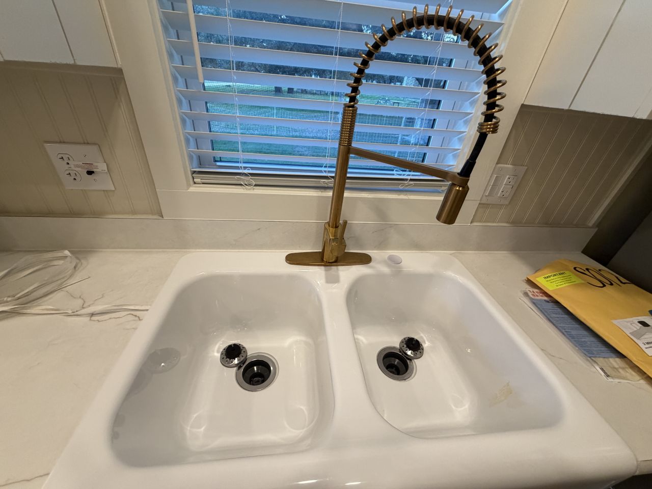 Sink of Starling tiny house