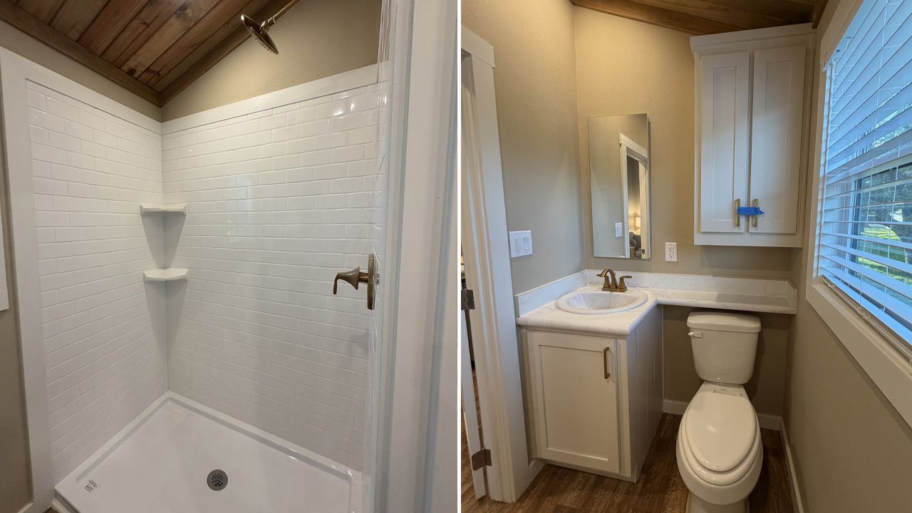 Bathroom of Starling tiny house