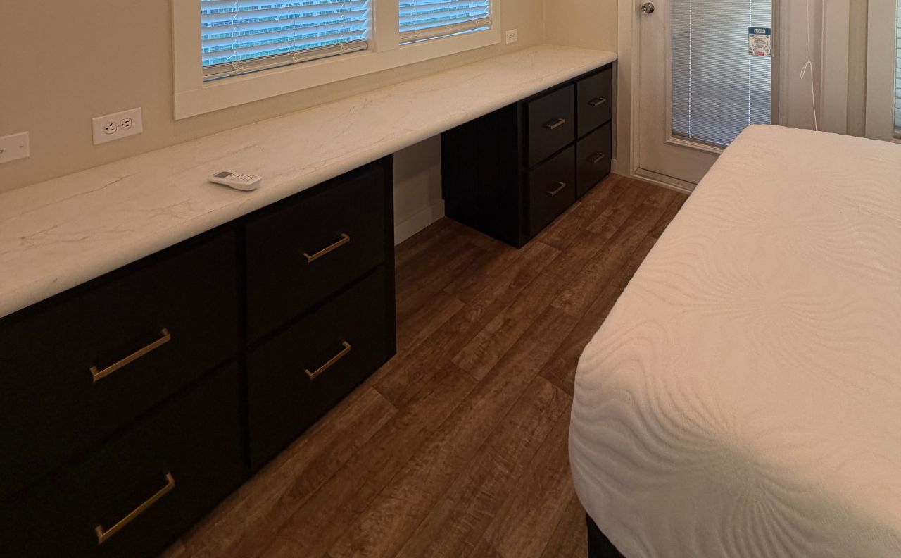 Living room of Starling tiny house