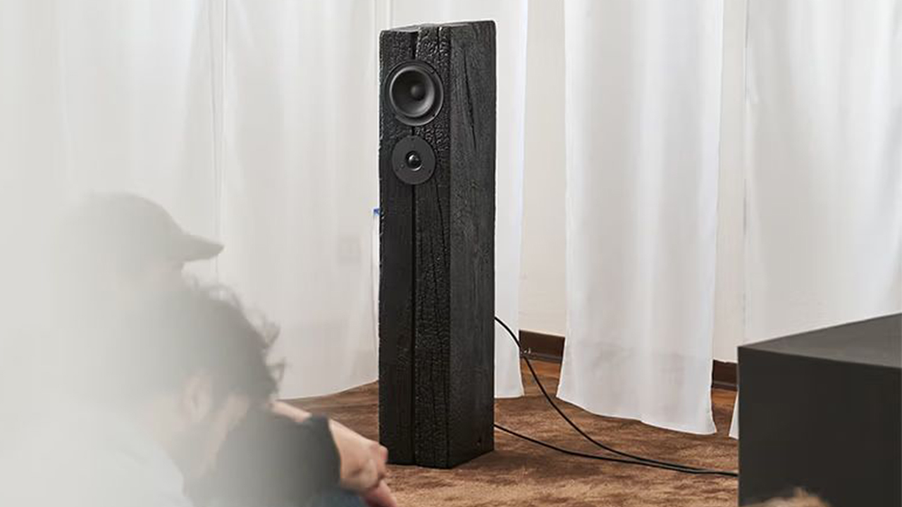 Yakisugi Speakers are charred from outside