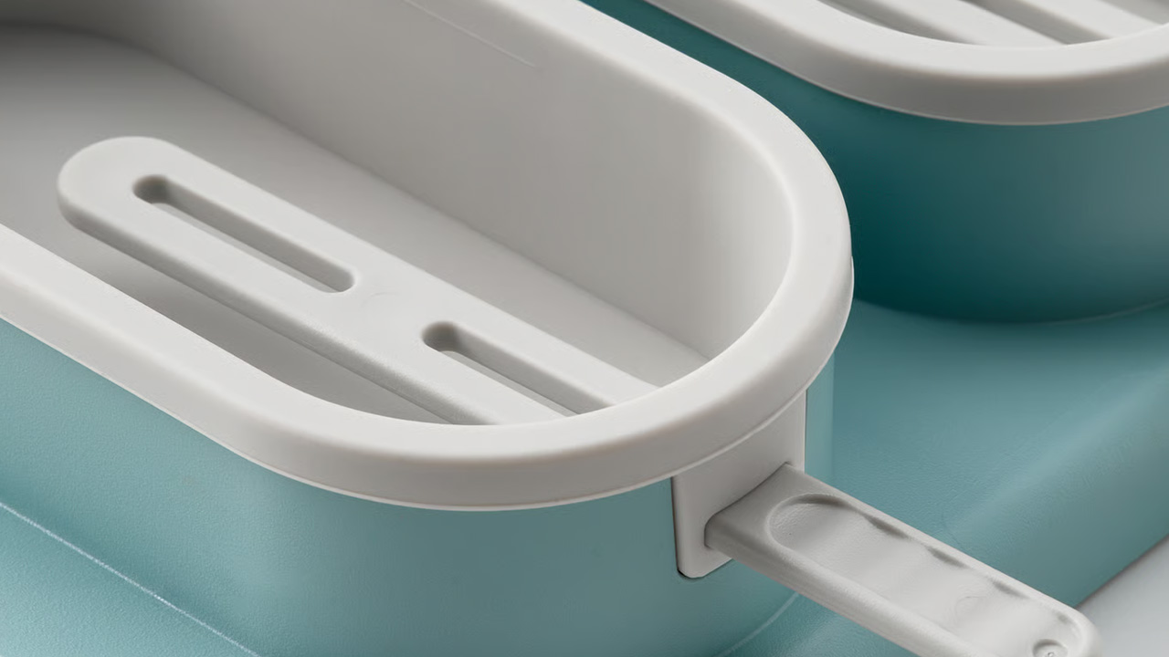 IKEA UPPFYLLD Ice pop maker in Turquoise and Light Gray Color