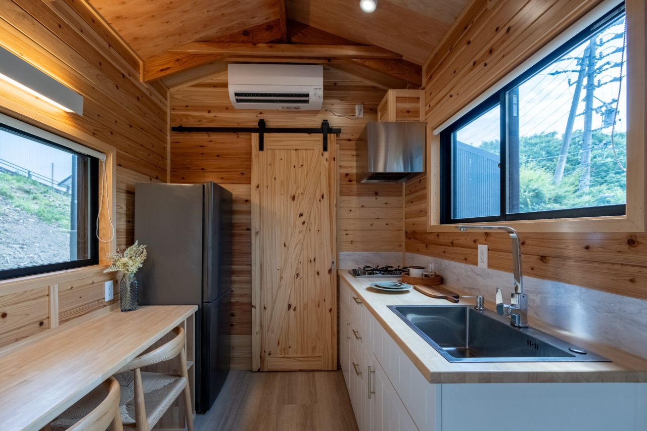This Japanese Tiny House Comes Standard With Several Winter Features to Withstand in Cold Climates