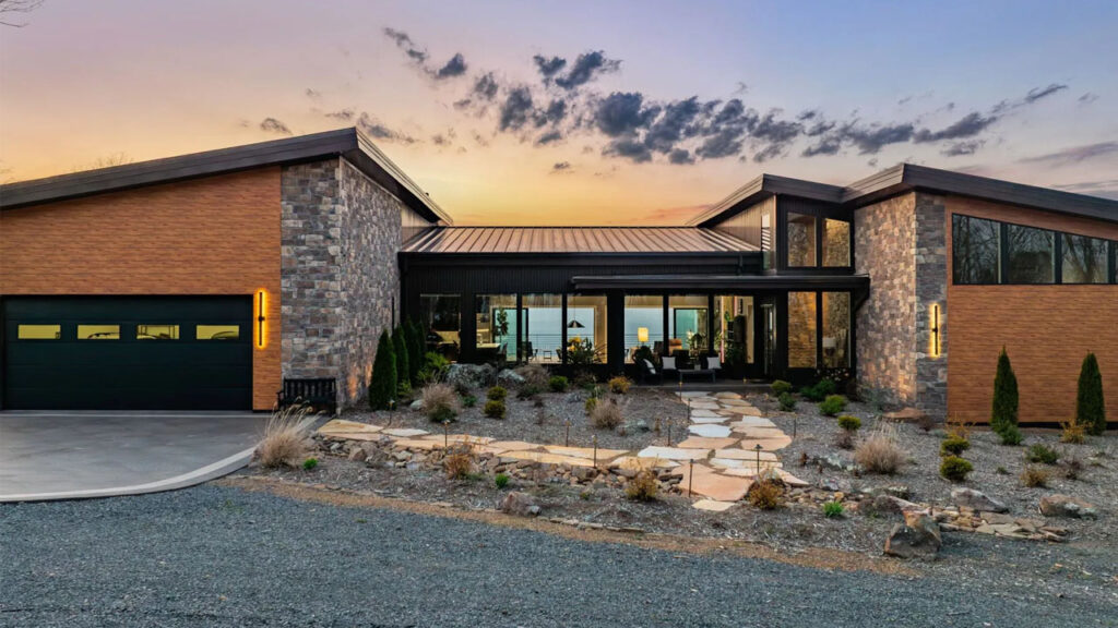 Steel and Stone Ozark Monolith Overlooking Greers Ferry Lake Lists for $4 Million This Steel and Stone Ozark Monolith Overlooks Greers Ferry Lake , can be Yours for $4.3 Million