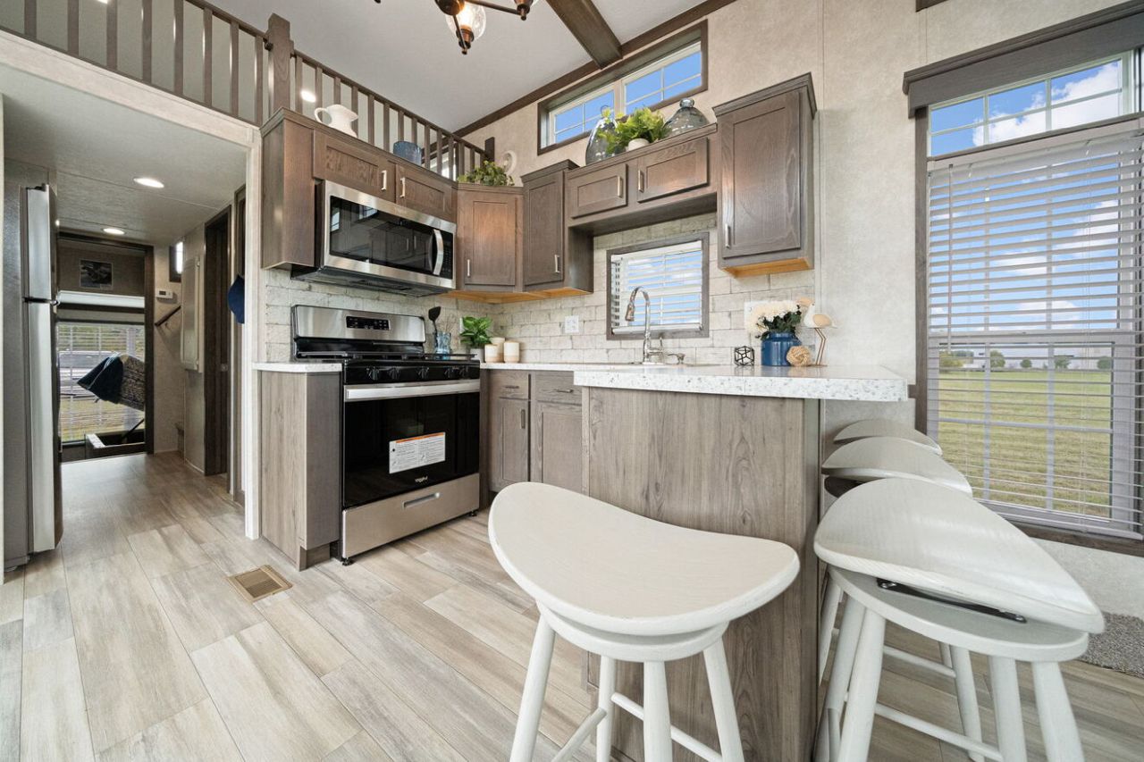 Timber Creek tiny house on wheels interior