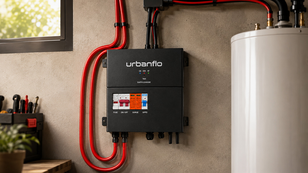Urbanflo PV2Heat Solar Inverter