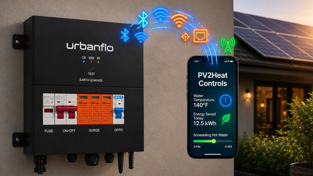 Urbanflo PV2Heat Solar Inverter