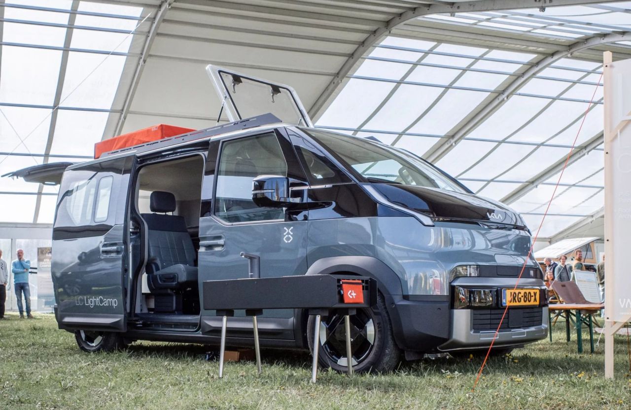 Vantrack Reveals LightCamp Concept for Kia PV5 Passenger Van