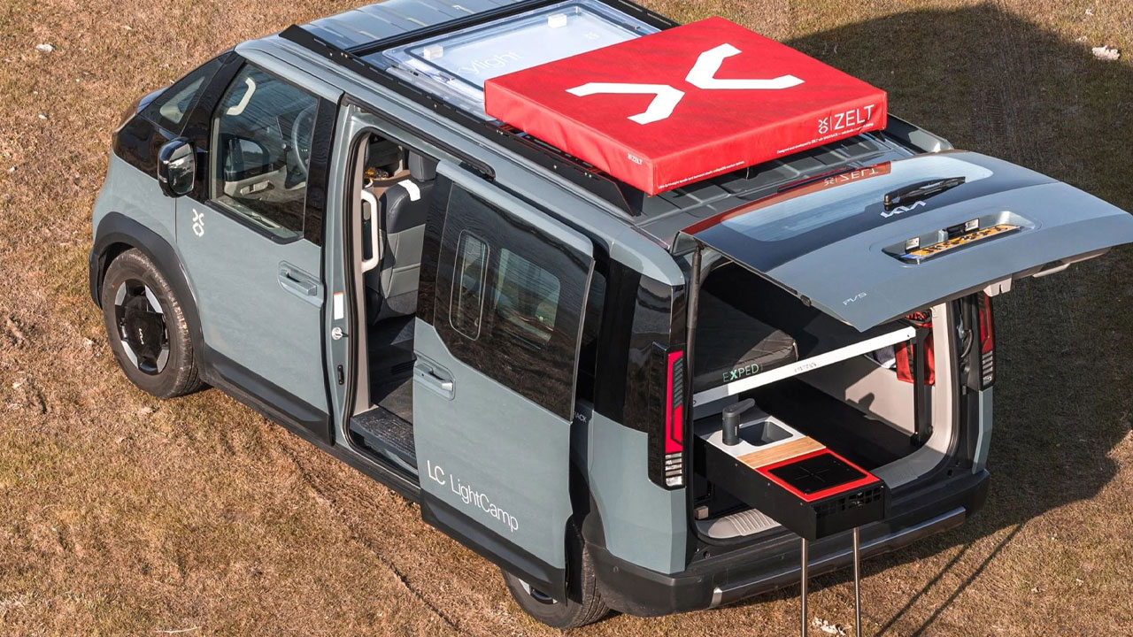Vantrack Reveals LightCamp Concept for Kia PV5 Passenger Van