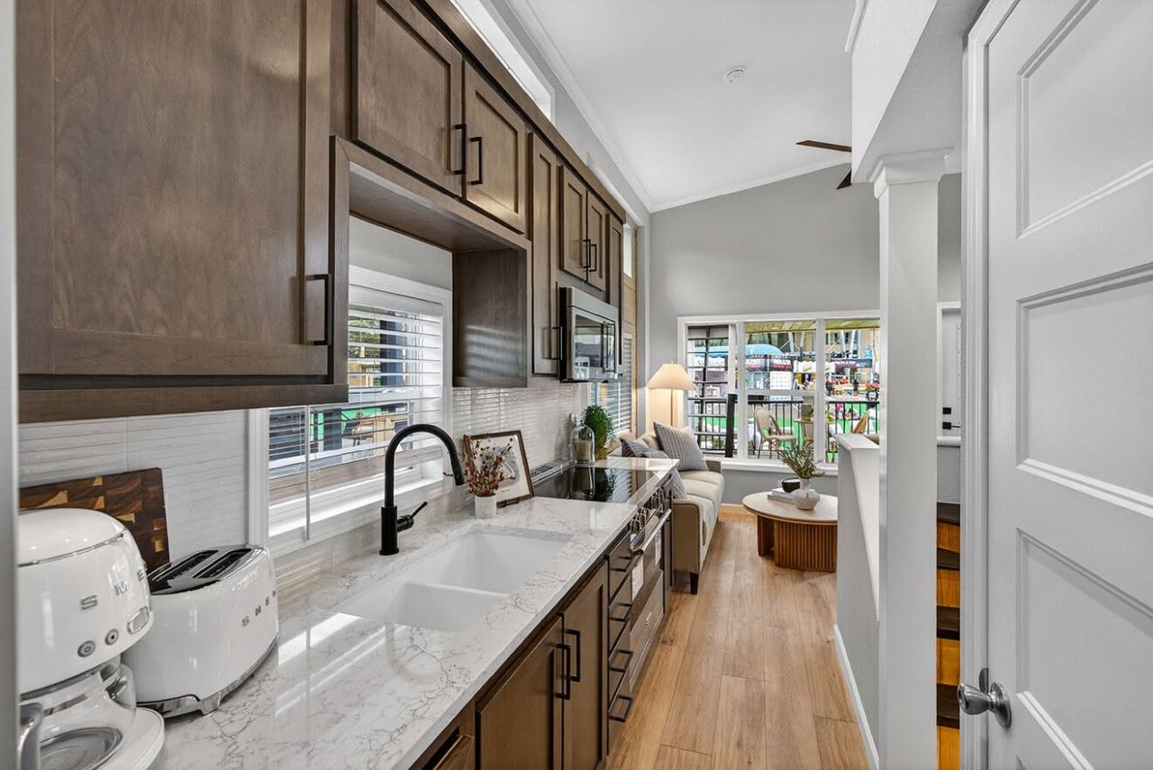 Vista tiny house by Cavco Ocala kitchen
