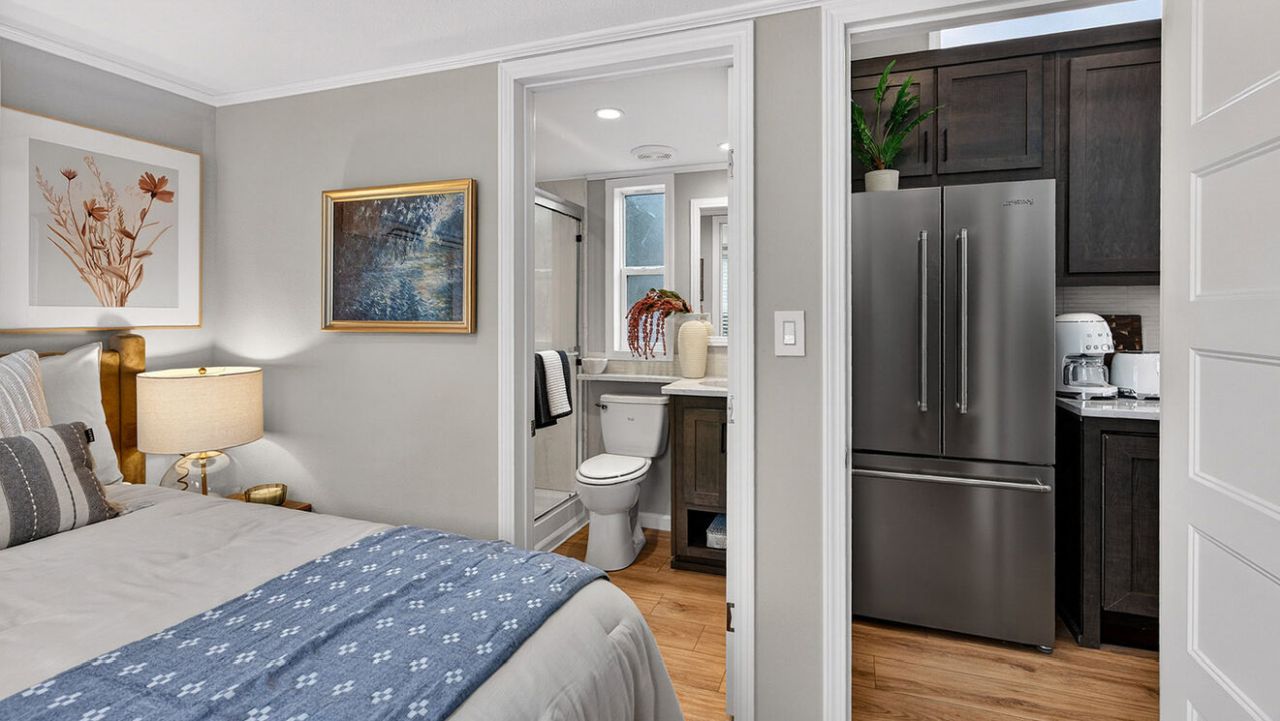 Vista tiny house bedroom