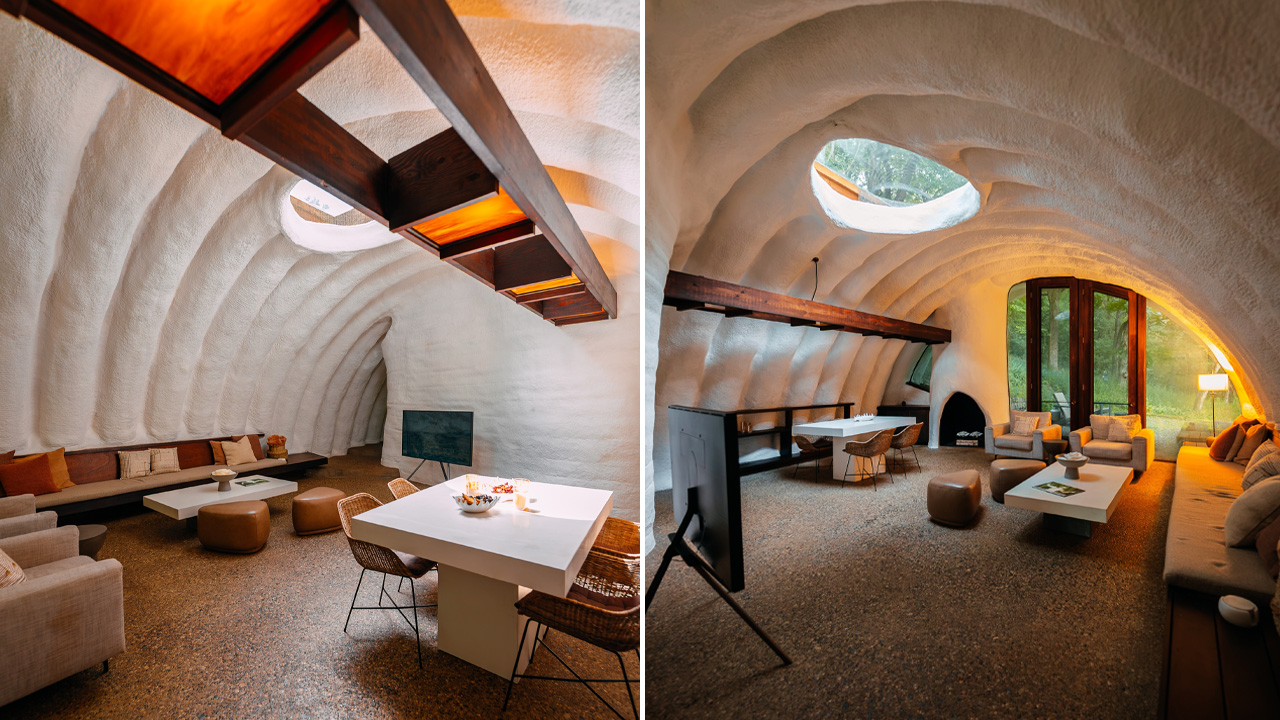 Wisconsin Hobbit House - interior