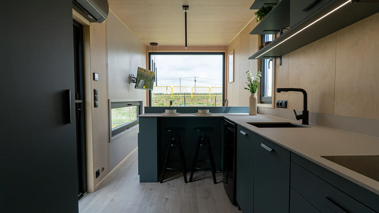 Wood Prestige Tiny House interior