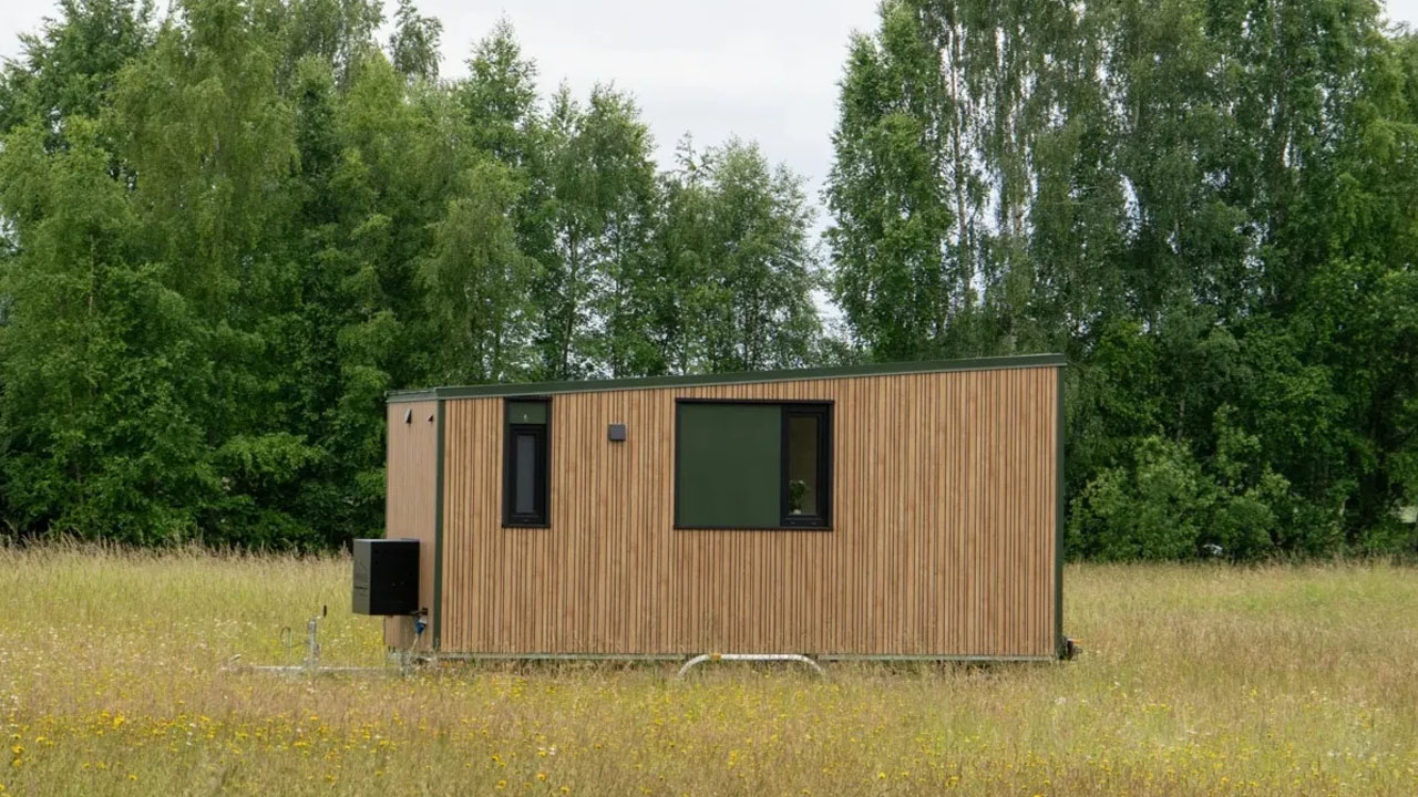 Wood Prestige Tiny House with wood construction