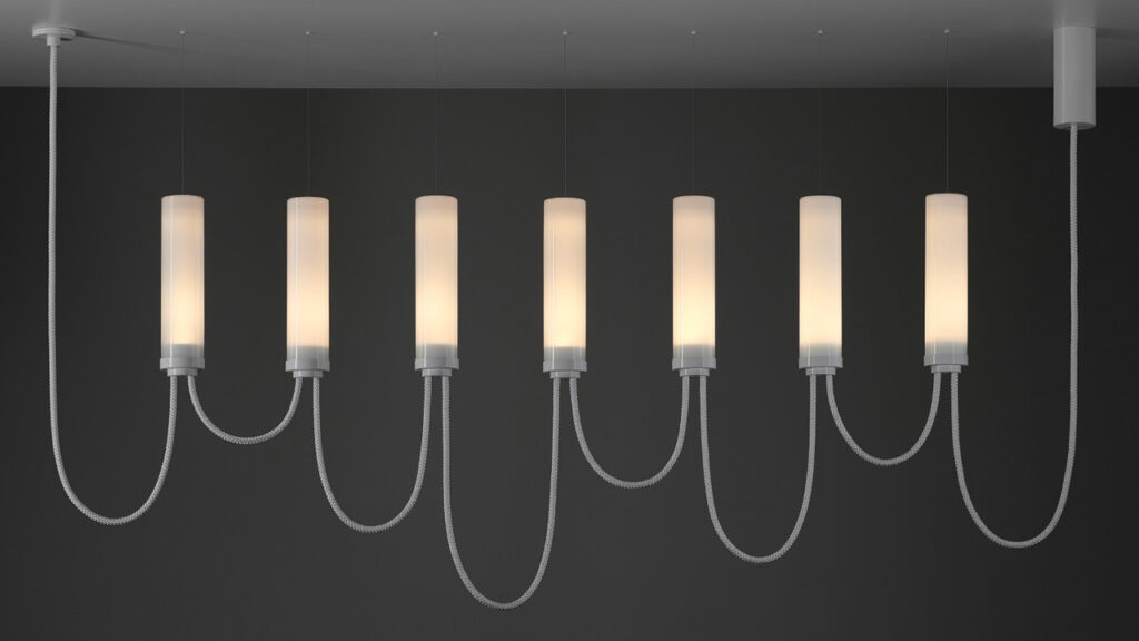Arcade Pendant Lamps Bring Back Classic Floating Chandelier Aesthetic Arcade Pendants