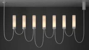 Arcade Pendant Lamps Bring Back Classic Floating Chandelier Aesthetic Arcade Pendants