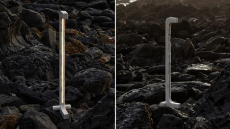 Etna Floor Lamp Depicts Flow of Lava Through Matter With $19K Price Tag Etna Floor Lamp