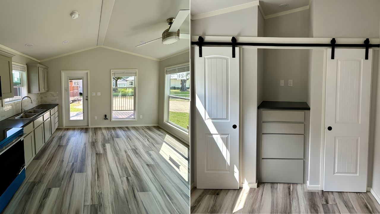 Hacienda tiny home on foundation